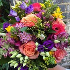 Bright Florist Choice Handtied Peak Time